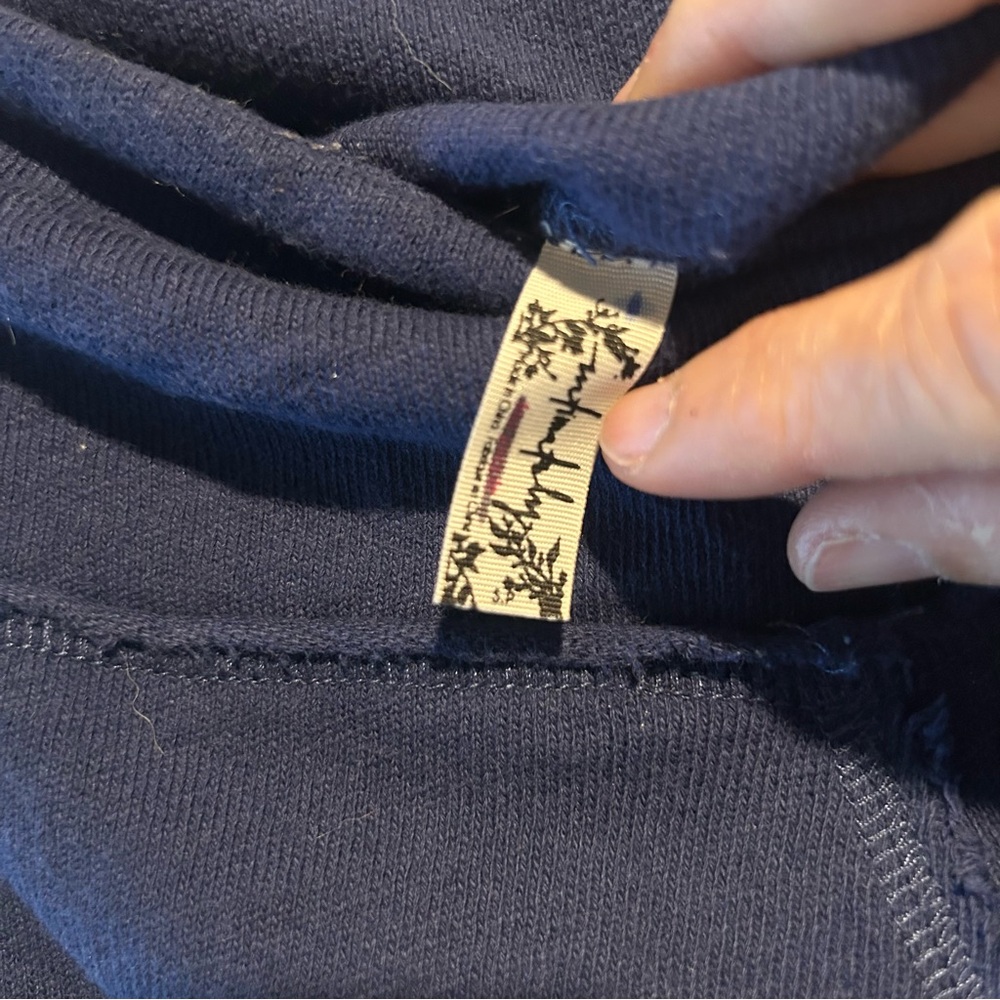 Free People Intimately Sleep or Lounge Pants Size Small in Navy Blue GUC - Picture 8 of 10